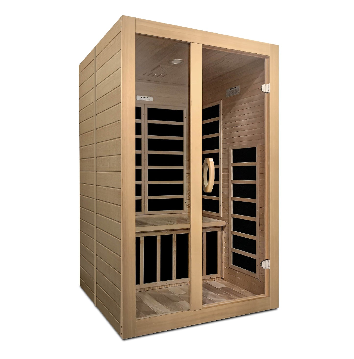 Golden Designs Dynamic "Santiago" 2-Person Low EMF Infrared Sauna | DYN-6209-01