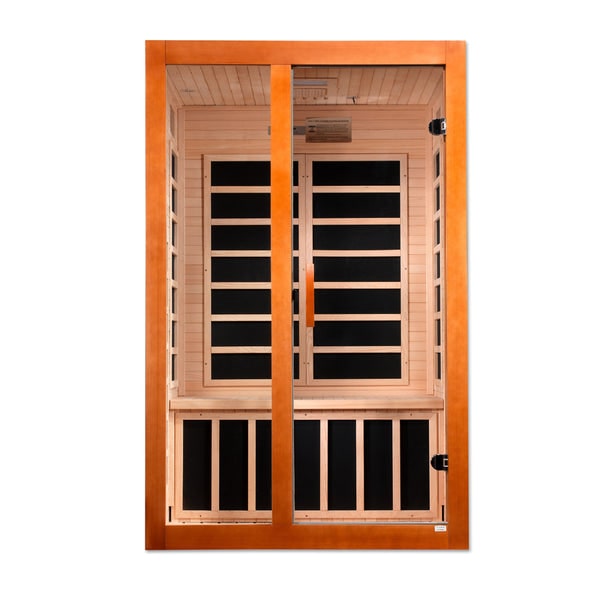Golden Designs Dynamic "Santiago Elite" 2-Person Ultra Low EMF FAR Infrared Sauna | DYN-6209-02 Elite