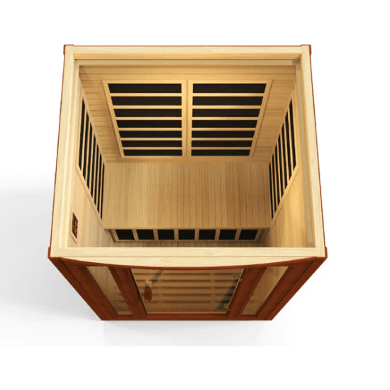 Golden Designs Dynamic "San Marino Elite" 2-Person Ultra Low EMF FAR Infrared Sauna | DYN-6206-01 Elite