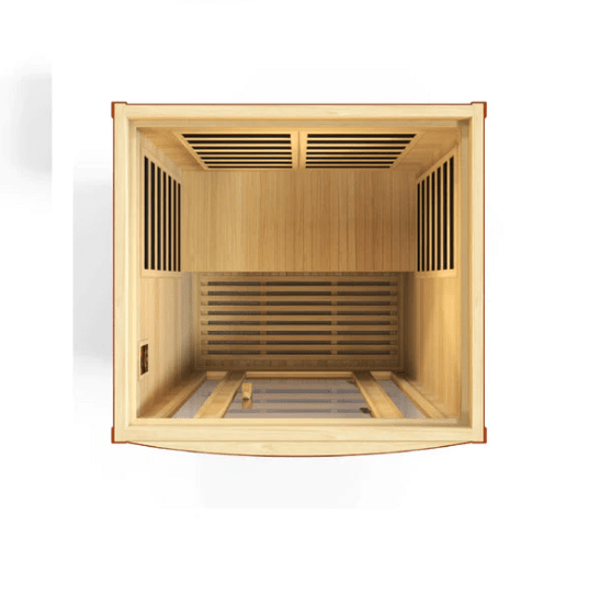 Golden Designs Dynamic "San Marino Elite" 2-Person Ultra Low EMF FAR Infrared Sauna | DYN-6206-01 Elite