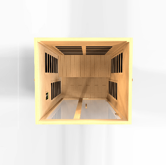 Golden Designs Dynamic "Santiago Elite" 2-Person Ultra Low EMF FAR Infrared Sauna | DYN-6209-02 Elite