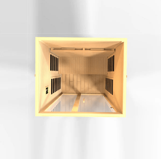 Golden Designs Dynamic "Santiago Full Spectrum" 2-Person Full Spectrum Infrared Sauna | DYN-6209-03 FS