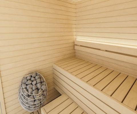 Auroom Cala Traditional Sauna - Glass