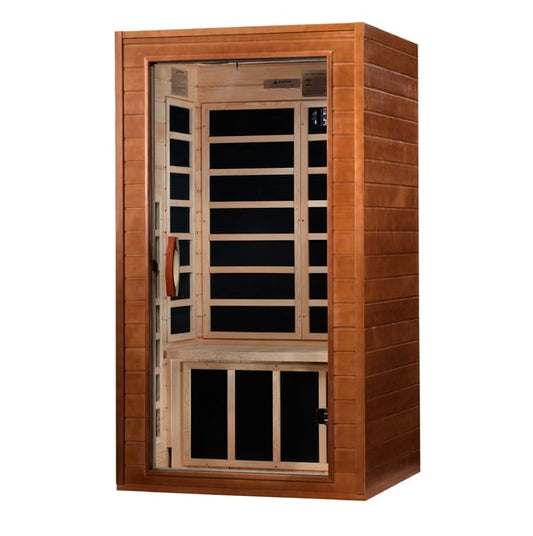Golden Designs Dynamic "Avila Elite" 1-2 Person Ultra Low EMF FAR Infrared Sauna | DYN-6103-01 Elite