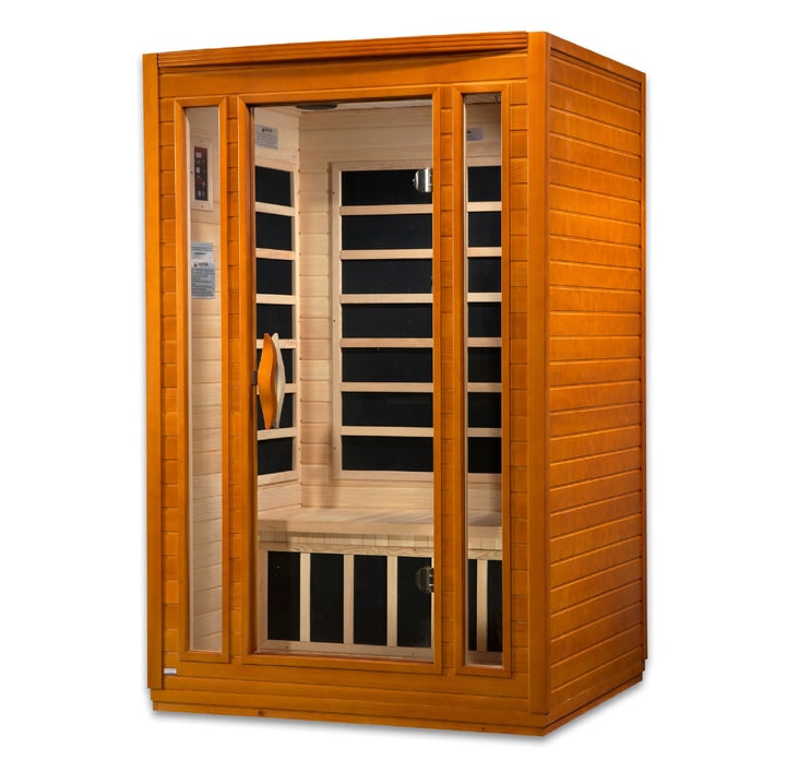 Golden Designs Dynamic "San Marino Elite" 2-Person Ultra Low EMF FAR Infrared Sauna | DYN-6206-01 Elite