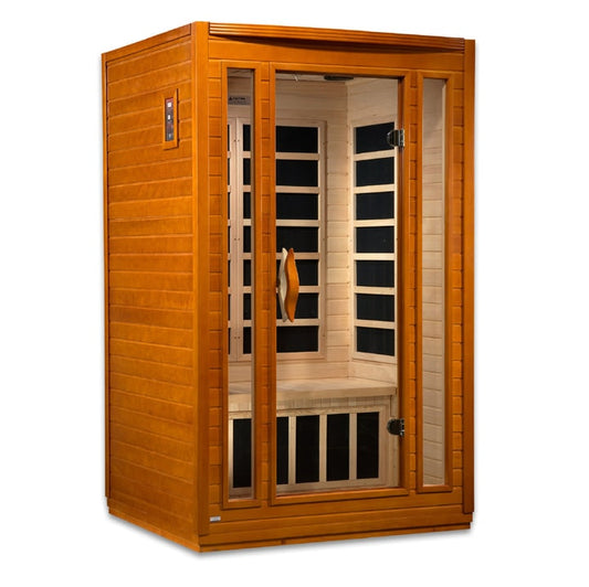 Golden Designs Dynamic "San Marino Elite" 2-Person Ultra Low EMF FAR Infrared Sauna | DYN-6206-01 Elite