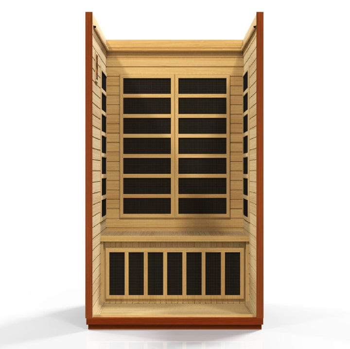 Golden Designs Dynamic "San Marino Elite" 2-Person Ultra Low EMF FAR Infrared Sauna | DYN-6206-01 Elite