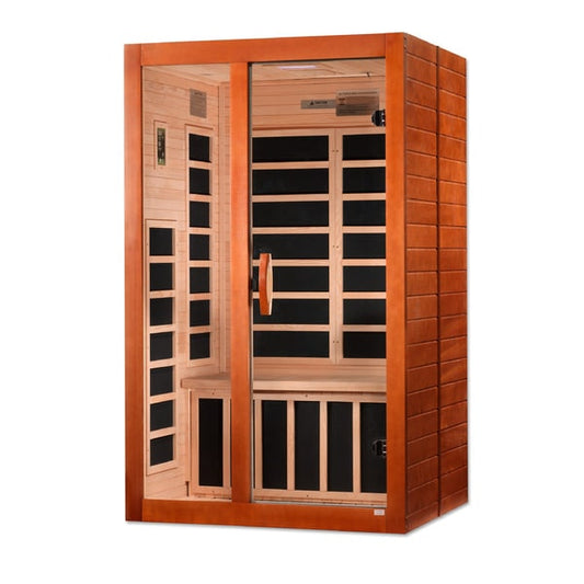Golden Designs Dynamic "Santiago Elite" 2-Person Ultra Low EMF FAR Infrared Sauna | DYN-6209-02 Elite