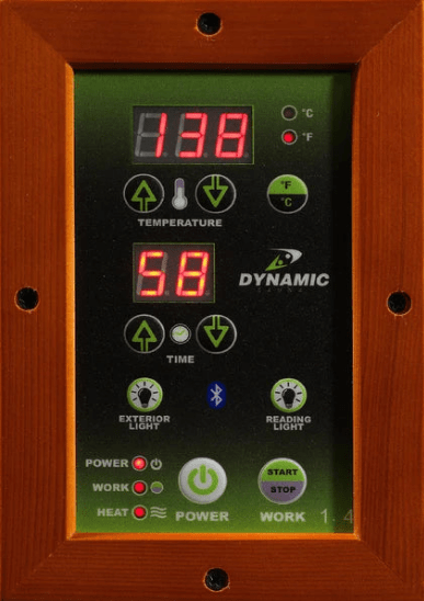 Golden Designs Dynamic "San Marino Elite" 2-Person Ultra Low EMF FAR Infrared Sauna | DYN-6206-01 Elite