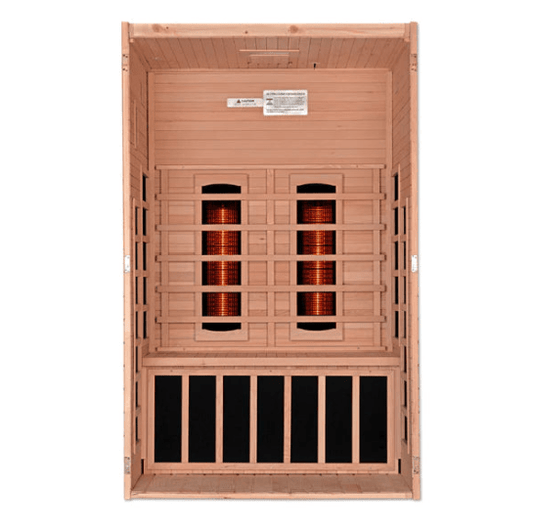 Golden Designs Dynamic "Santiago Full Spectrum" 2-Person Full Spectrum Infrared Sauna | DYN-6209-03 FS