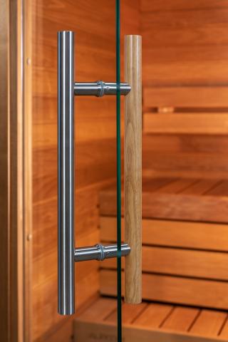 Auroom Cala Traditional Sauna - Glass